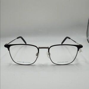 Tommy Hilfiger Black Metal Frame Eyeglasses TH1816 No Case